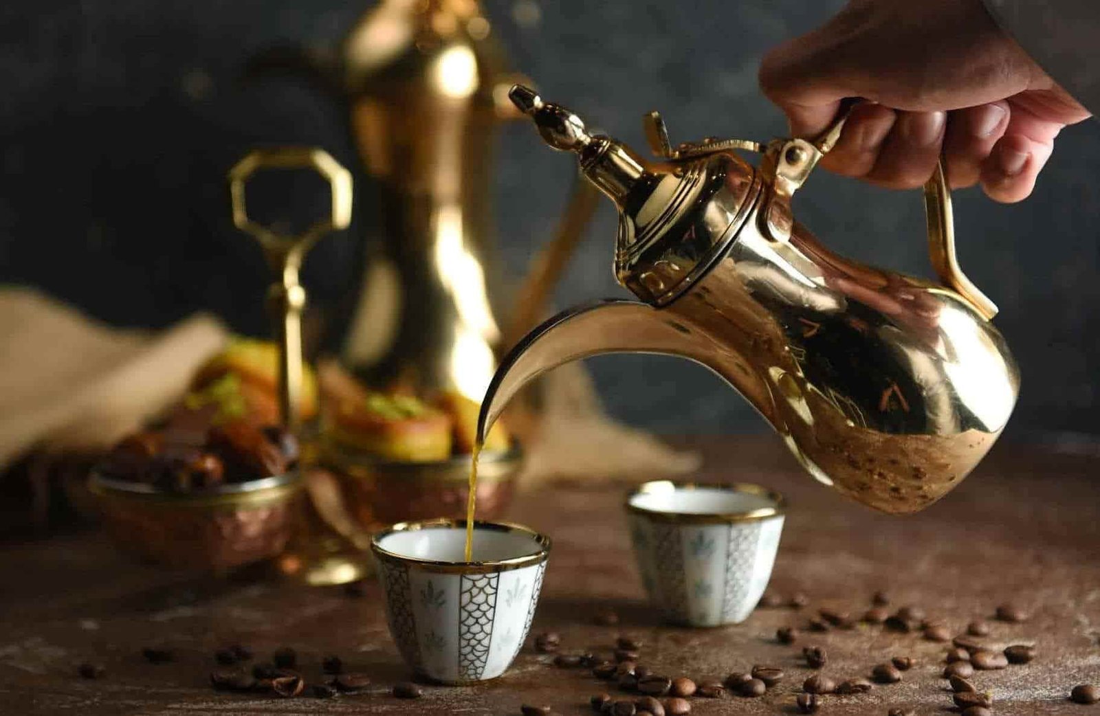 مجلس ضيافة مرتب وأنيق