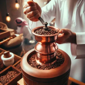 طحن البن - دلة الكيف