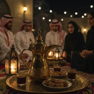 تقديم القهوة