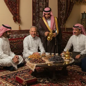 تقديم قهوة الضيافة